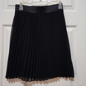 I.N. San Francisco Black Mini Pleated Skirt
